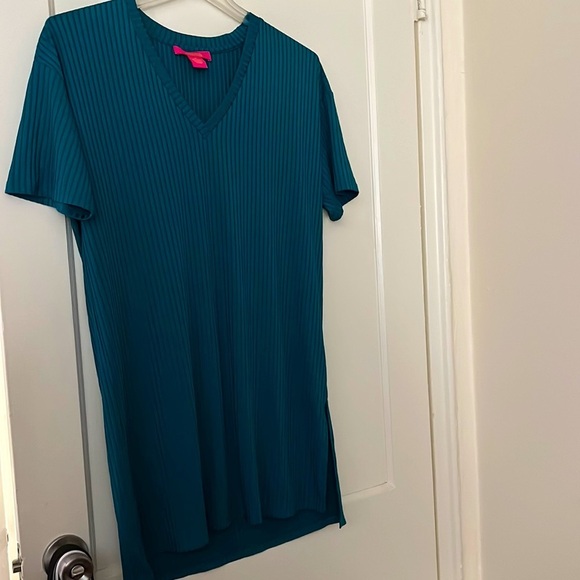 Catherine Malandrino Tops - Catherine malandrino green oversized top/ dress size: M